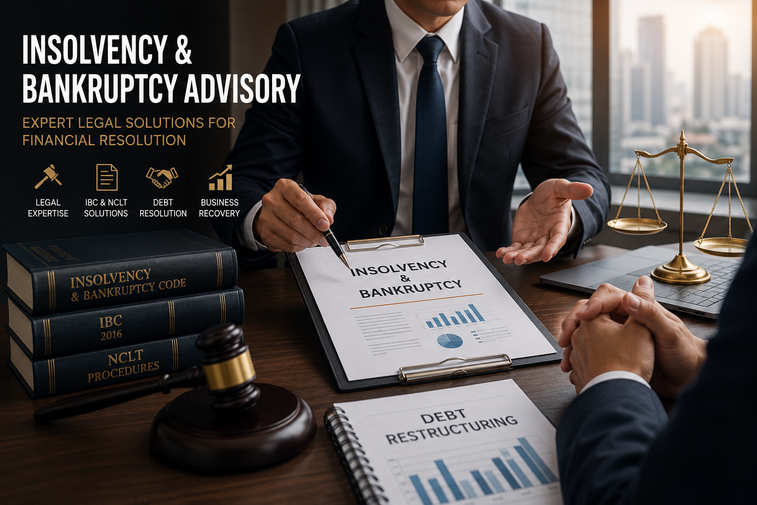Experienced lawyer for insolvency and bankruptcy in Delhi NCR providing IBC and NCLT legal services